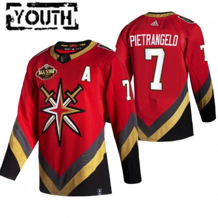 Dětské Hokejový Dres Vegas Golden Knights Alex Pietrangelo 7 2022 NHL All-Star Reverse Retro Authentic